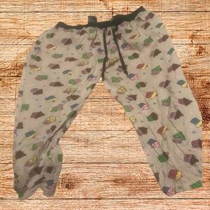 Pajama Pants For Women L Cupcake Patterns Preowned
